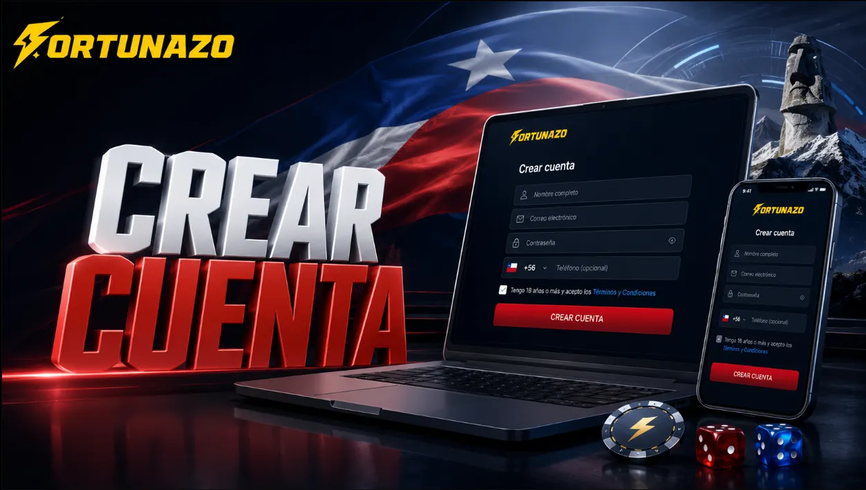 Registro en Fortunazo con cuenta chilena